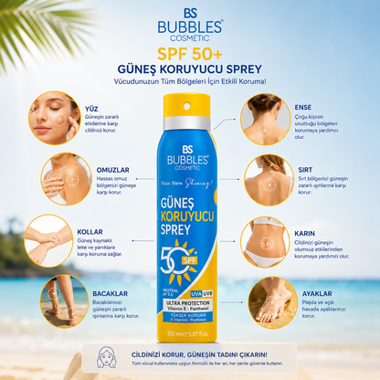 Bubbles Güneş Koruyucu Sprey